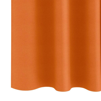 Firany blackout z kółkami 2 pcs Jasnopomarańczowy 260 x 140 cm