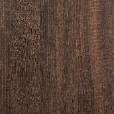 Komoda Brązowy Dąb 29,5x34x119,5 cm Drewno klejone