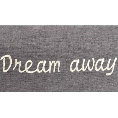FLAMINGO Legowisko dla psa Dream Away, z suwakiem, szare, 100x70 cm