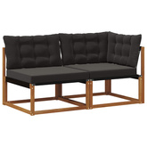 7 szt. Modułowa sofa na zewnątrz Lite Drewno Akacji Naturalny