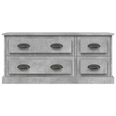 vidaXL Szafka pod TV, szarość betonu, 100x35,5x45 cm