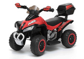 Quad na Akumulator GTS1188-A Światła LED Muzyka Schowek Czerwony