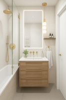 Nowoczesna minimalistyczna sferyczna lampa wisząca TRIO GOLD ADANI AD185