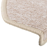 Maty na schody 10 szt. 65x24x4 cm Taupe Półokrągłe Duże
