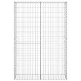 Kosz gabionowy z pokrywami, drut galwanizowany, 150x100x30 cm