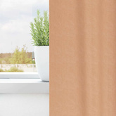 Firany blackout z kółkami 2 pcs Jasny Brąz 245 x 140 cm