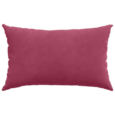 Poduszki na sofę 2 pcs czerwone wino 50 x 30 cm