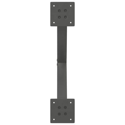 Nogi do stołu jadalnego w kształcie litery X 2 szt. Antracyt 50x(72-73) cm Stal