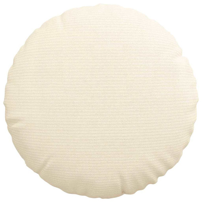 Poduszki na siedziska 2 pcs Kremowy ? 40 cm Tkanina sztruksowa