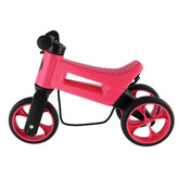 FWRider Super Sport 516491  Kolor: Pink / Różowy z różowymi felgami Rowerek biegowy Jeździk 2w1 Ciche koła + Pasek do noszenia dla Rodzica