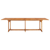 13-cz. zestaw mebli ogrodowych 280x90x75cm lite drewno akacjowe
