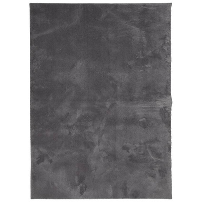 vidaXL Dywan HUARTE z krótkim włosiem, antracytowy, 140x200 cm