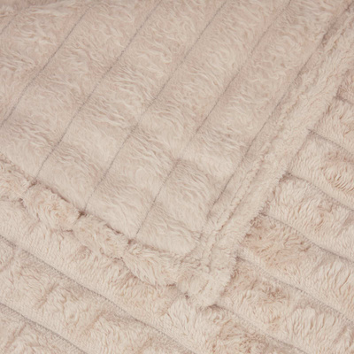 Koce narzutowe 6 pcs Beżowy 200 x 150 cm Polar