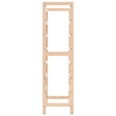 vidaXL Stojak na wino z drewna cedrowego, 57,5 x 28 x 102 cm