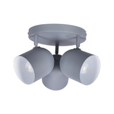 Lampa sufitowa 3xE27 szara 32cm AZURO 98-63236