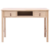 vidaXL Biurko, naturalne, 110 x 45 x 76 cm, drewniane