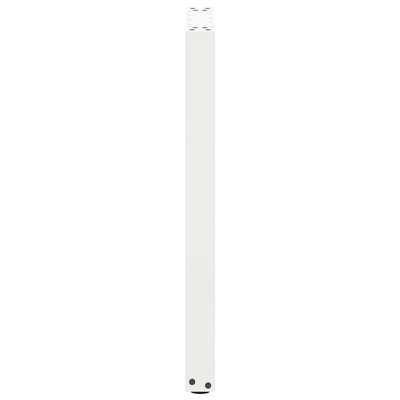 Nogi do stołu konsolowego w kształcie litery U 2 szt. Białe 38x(72-73) cm Stal