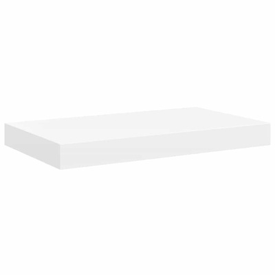 vidaXL Półki ścienne, 2 szt., białe, 40x23x3,8 cm, MDF