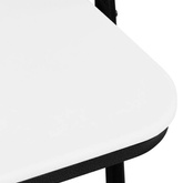 vidaXL Składane krzesła ogrodowe, 4 szt., HDPE, białe