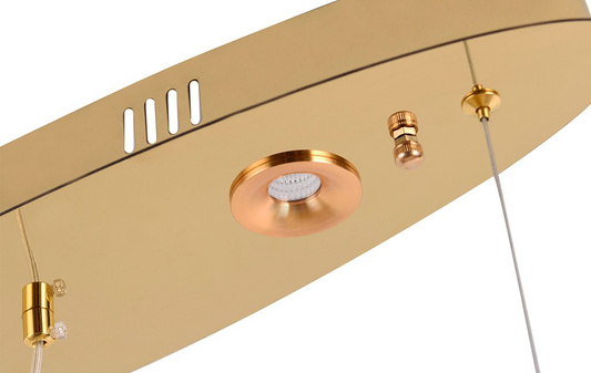 Designerska Lampa Wisząca złota Swarovski Adani AD213