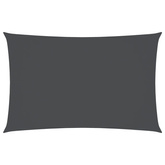 Żagiel ogrodowy, tkanina Oxford, prostokątny, 3,5x5 m, antracyt