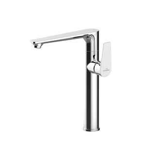 Bateria umywalkowa wysoka dokos , boczny mieszacz chrom BU-19-WB1-V Invena