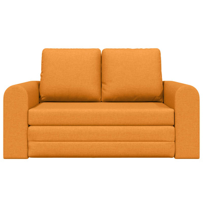 Sofa Bed Ciemny Żółty 148 x 71 x 83 cm tkanina