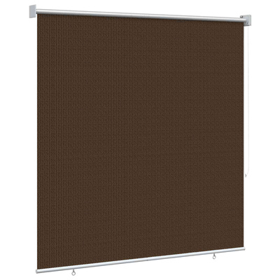 Roleta zewnętrzna 90% blokada UV brązowy 120 x 230 cm HDPE