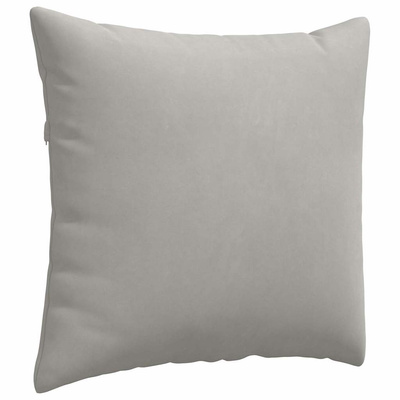 Poduszki na sofę 2 pcs Jasnoszary 50 x 50 cm tkanina