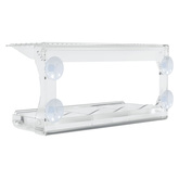 vidaXL Karmniki dla ptaków, na parapet, 2 szt., akryl, 30x12x15 cm