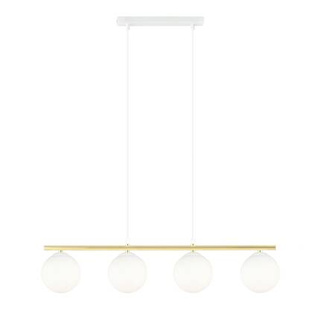 Lampa wisząca ALLORA 4 WH OPAL