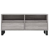 vidaXL Szafka pod TV, szary dąb sonoma, 100x34,5x44,5 cm