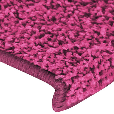 Maty na schody 15 szt. 65x21x4 cm Różowe prostokątne krawędzie