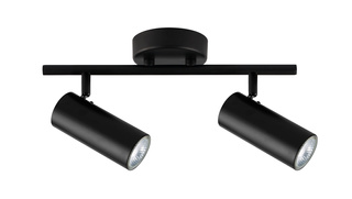 Lampa czarna ścienna/sufitowa spot 2GU10 Colly 92-01665