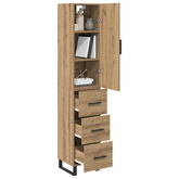 Highboard Dąb rzemieślniczy 34,5 x 34 x 180 cm