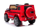 Auto na Akumulator Mercedes G63 AMG Dla Dzieci Światła LED MP3 Czerwony