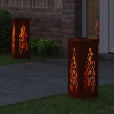 Słoneczna LED lampa na ścieżkę 2 pcs kolor bronzu