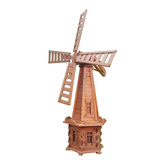 Wiatrak Ogrodowy Drewniany 170cm [W7]