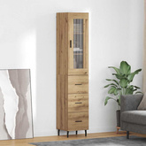 Highboard Dąb rzemieślniczy 34,5 x 34 x 180 cm