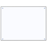 Panel ochronny do kuchni, przezroczysty, 80x60 cm, szkło