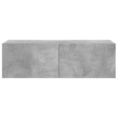 vidaXL Szafka pod TV, szarość betonu, 100x30x30 cm