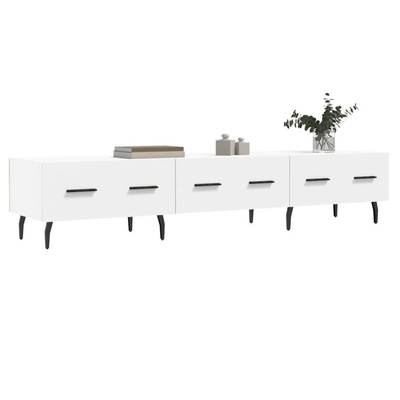 vidaXL Szafka pod TV, biała, 150x36x30 cm, materiał drewnopochodny model standard