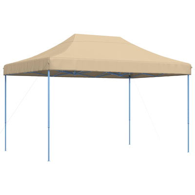 Namiot Imprezowy Beżowy 279 x 410 x 315 cm Materiał Oxford