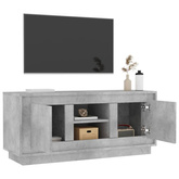 Szafka pod TV, szarość betonu, 102x35x45 cm vidaXL