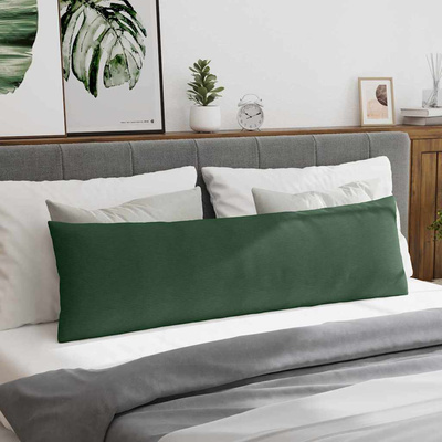 Poduszki na sofę 2 pcs Ciemna zieleń 145 x 40 cm