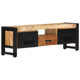 vidaXL Szafka pod TV, 120x30x40 cm, lite drewno mango