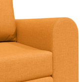Sofa Bed Ciemny Żółty 148 x 71 x 83 cm tkanina