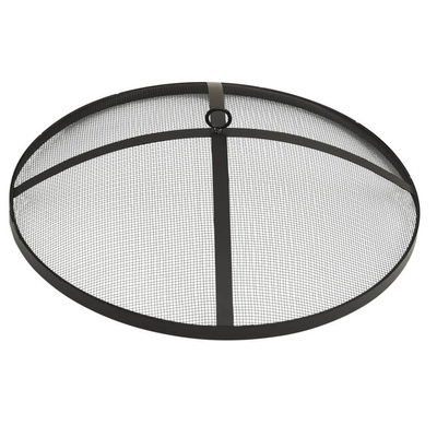 vidaXL Palenisko i grill 2-w-1, z pogrzebaczem, 59x59x60 cm, stal
