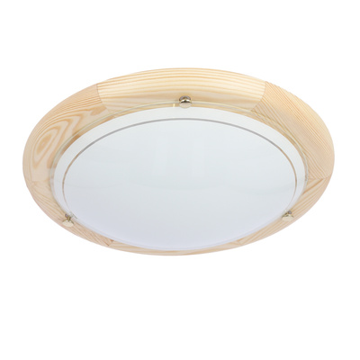 Lampa sufitowa plafon 1X60W E27 sosna STANDARD 13-32259