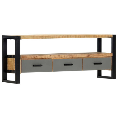 vidaXL Szafka pod TV, 130x30x50 cm, lite drewno mango